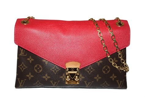 louis vuitton monogram bag red